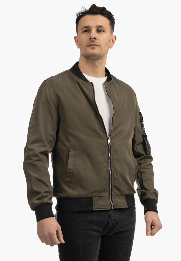 Męska kurtka bomber KYMAXX w stylu casual