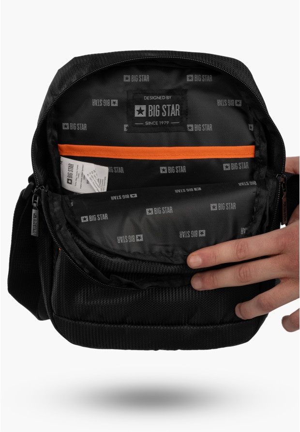 Saszetka BIG STAR Torebka na ramię Listonoszka Miejska Czarna RR574008