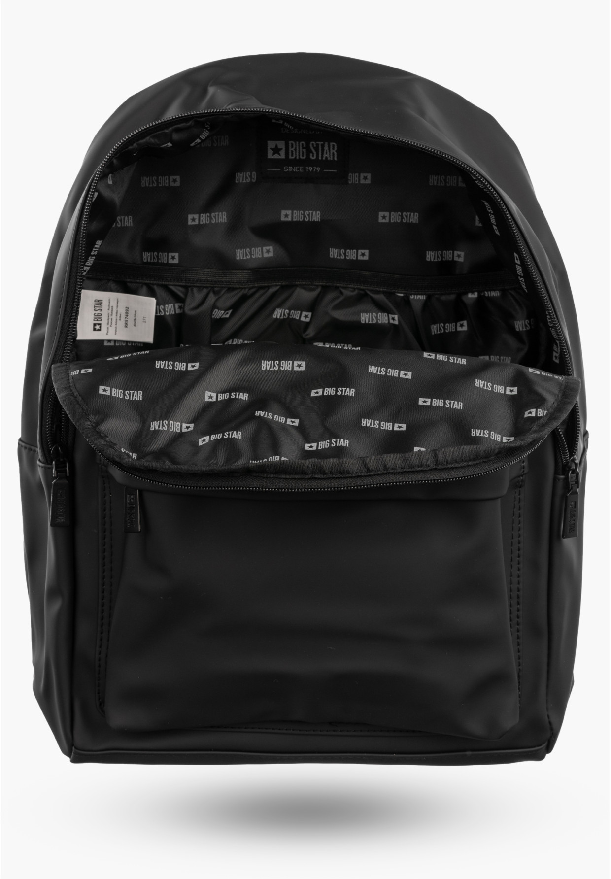 Plecak Sportowy BIG STAR Funkcjonalny Podróżny Czarny RR574092