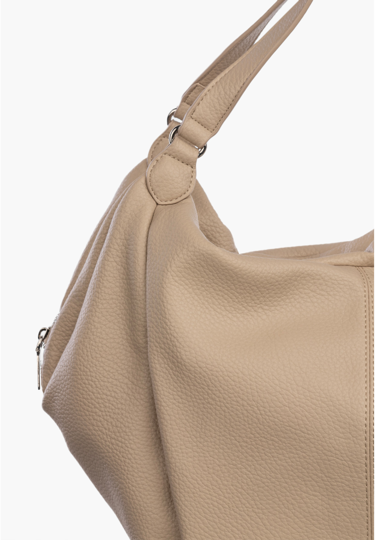 Torba Damska BIG STAR Torebka Shopperka Na Ramię Beżowa RR574047