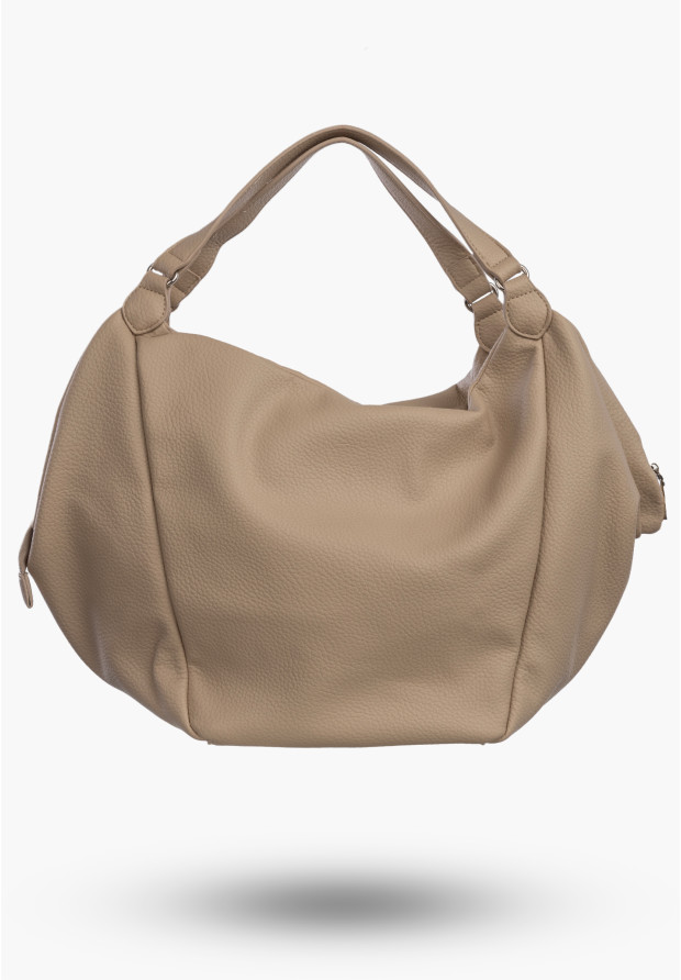 Torba Damska BIG STAR Torebka Shopperka Na Ramię Beżowa RR574047