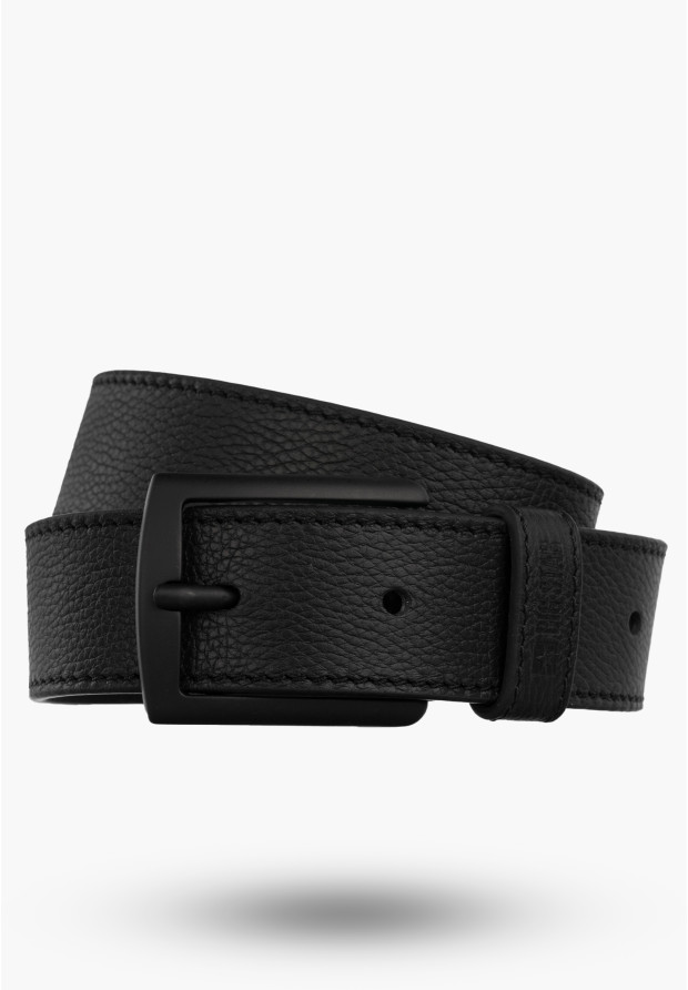 Pasek Męski BIG STAR Skórzany Pas Do Spodni Czarny KK675104