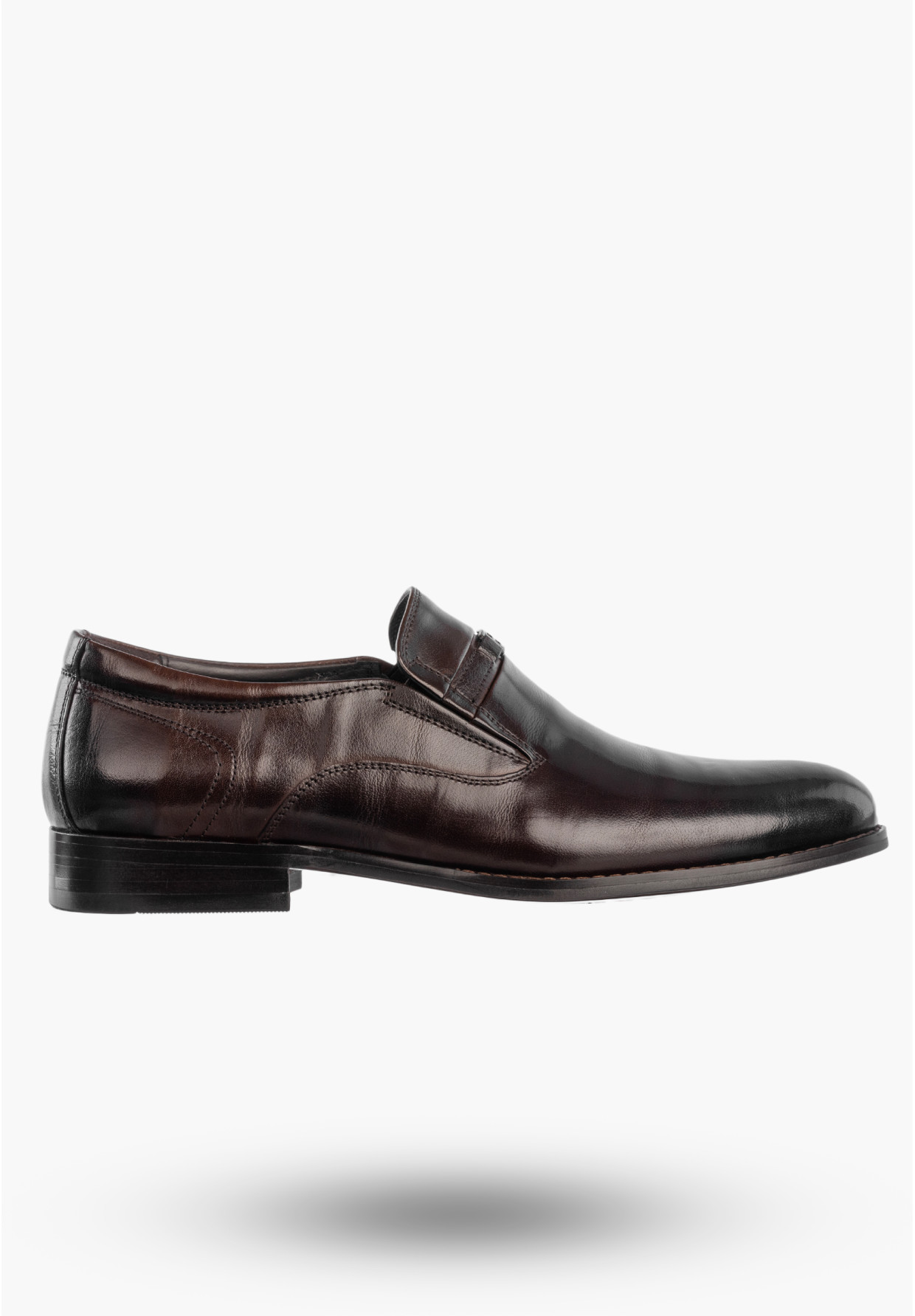 Buty Męskie JOHN DOUBARE Skórzane Półbuty Brązowe C253-A114-A02