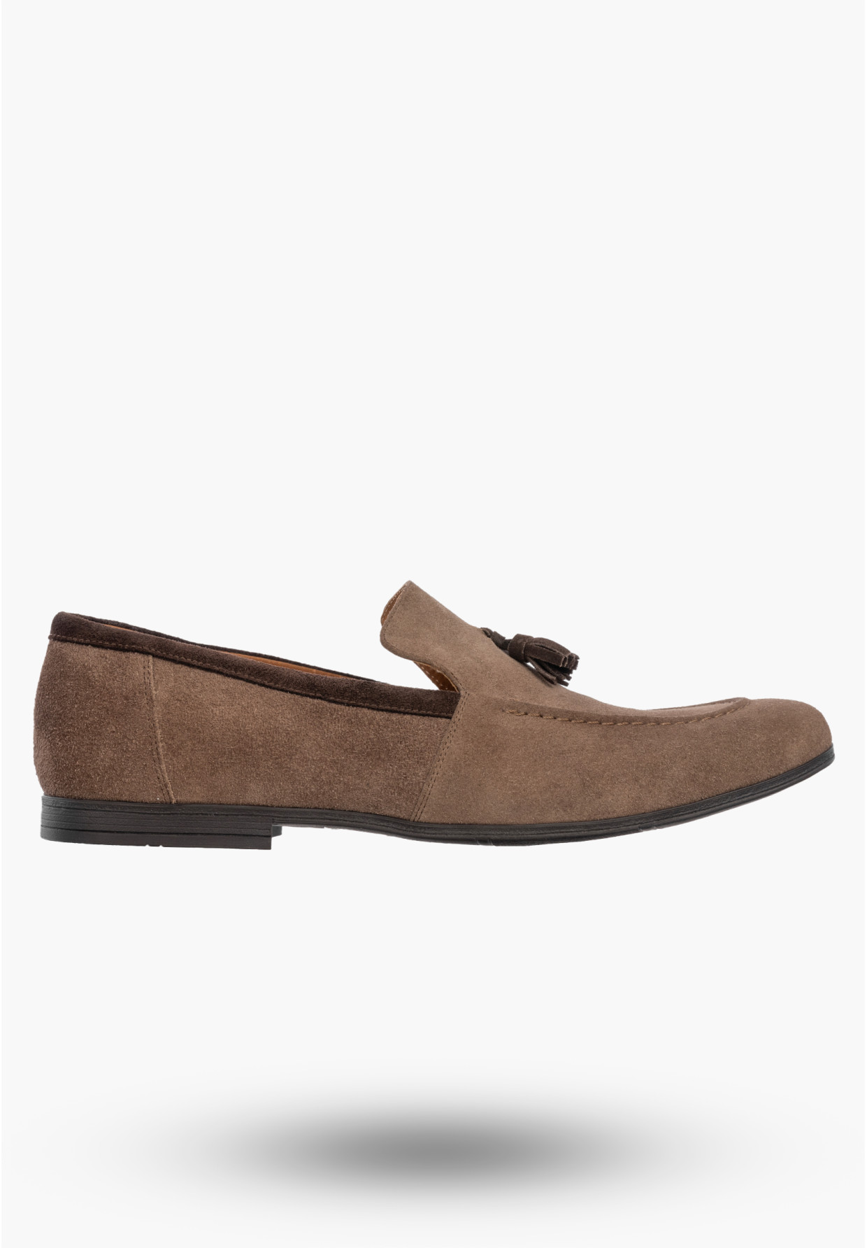 Półbuty Wizytowe Męskie Skórzane Buty Eleganckie Mokasyny Beżowe STENSKY