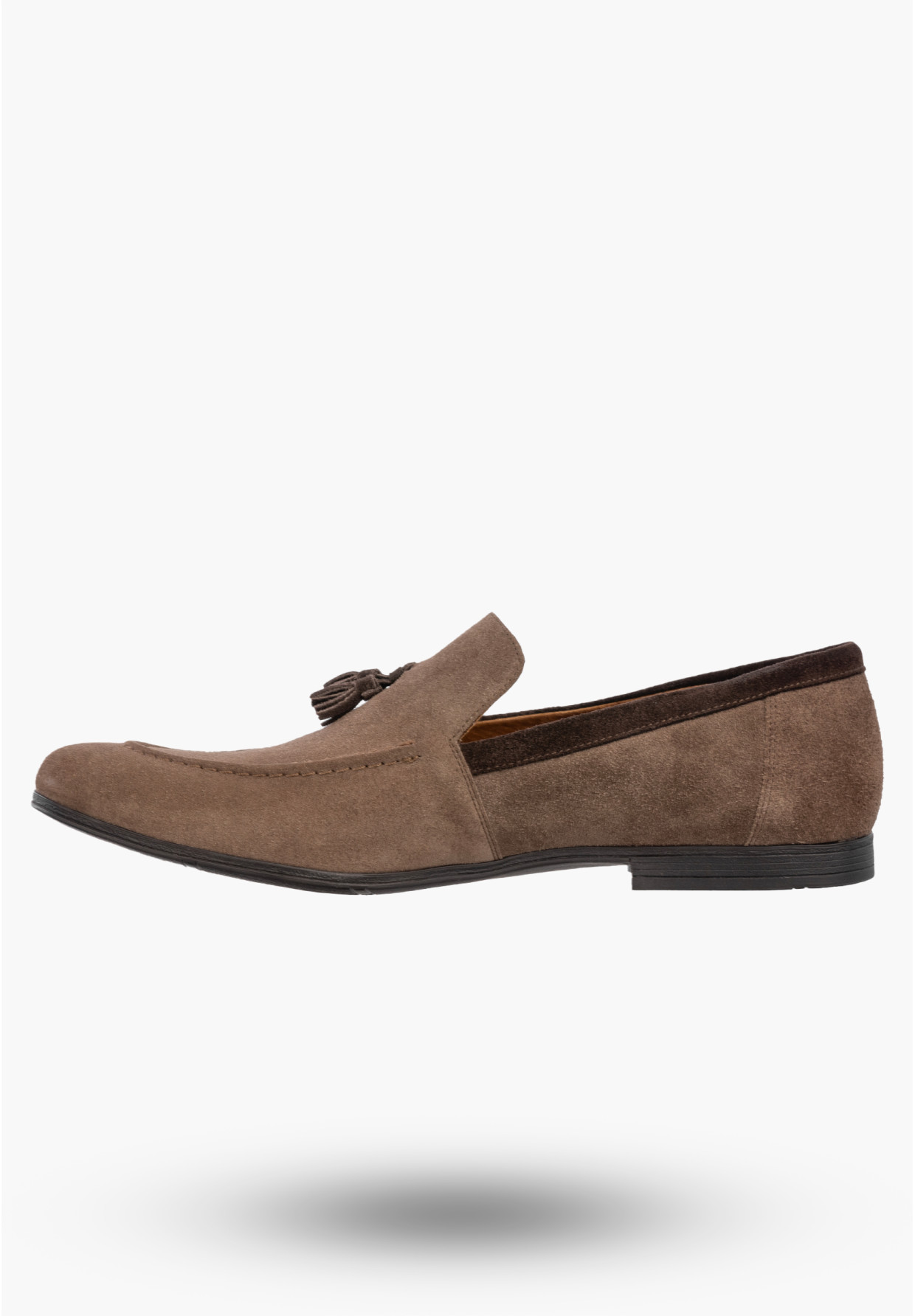 Półbuty Wizytowe Męskie Skórzane Buty Eleganckie Mokasyny Beżowe STENSKY