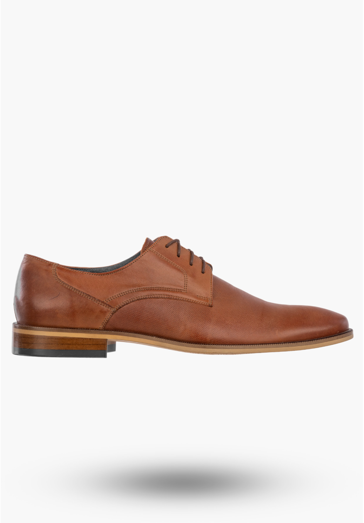 Półbuty Wizytowe Męskie Skórzane Buty Eleganckie Klasyczne Brązowe AGDA