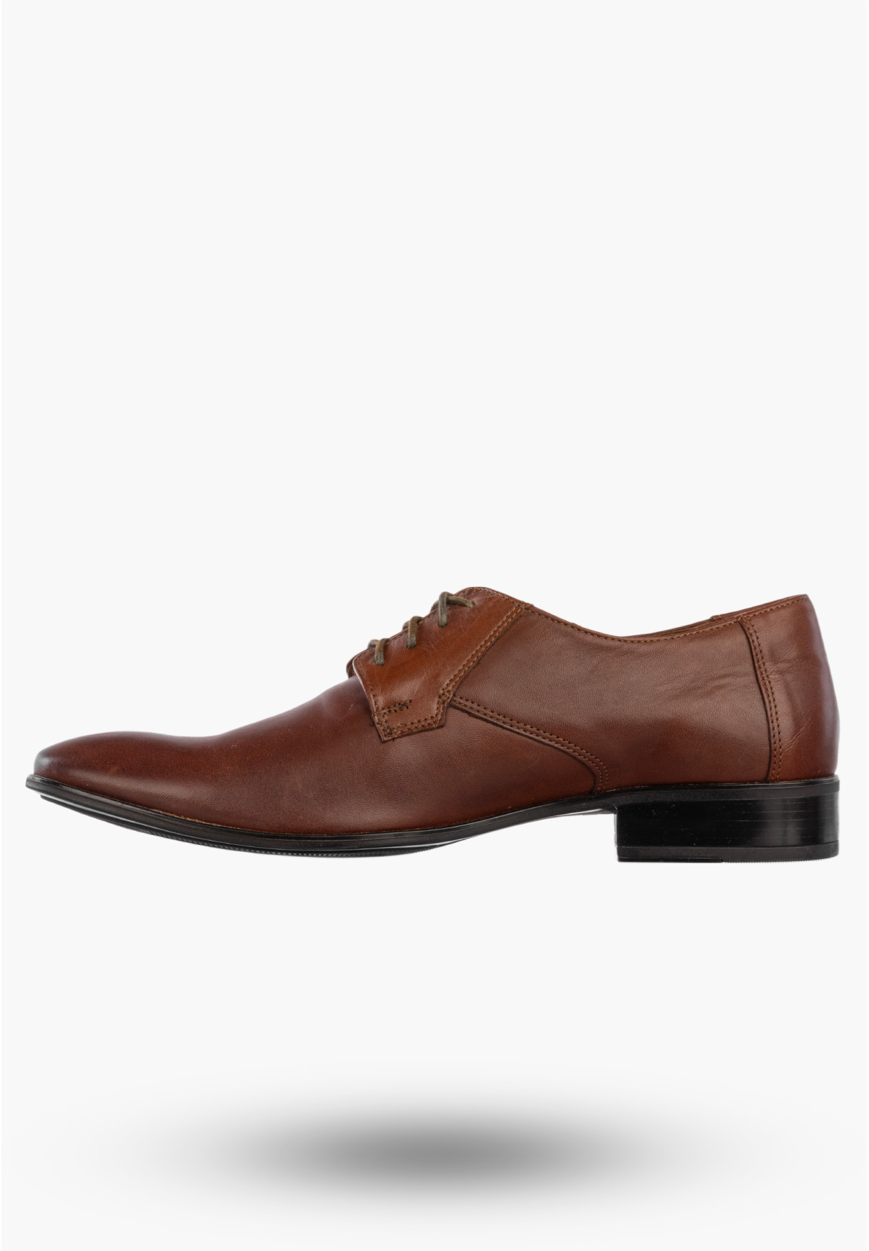 Półbuty Wizytowe Męskie Skórzane Buty Eleganckie Klasyczne Brązowe Madej