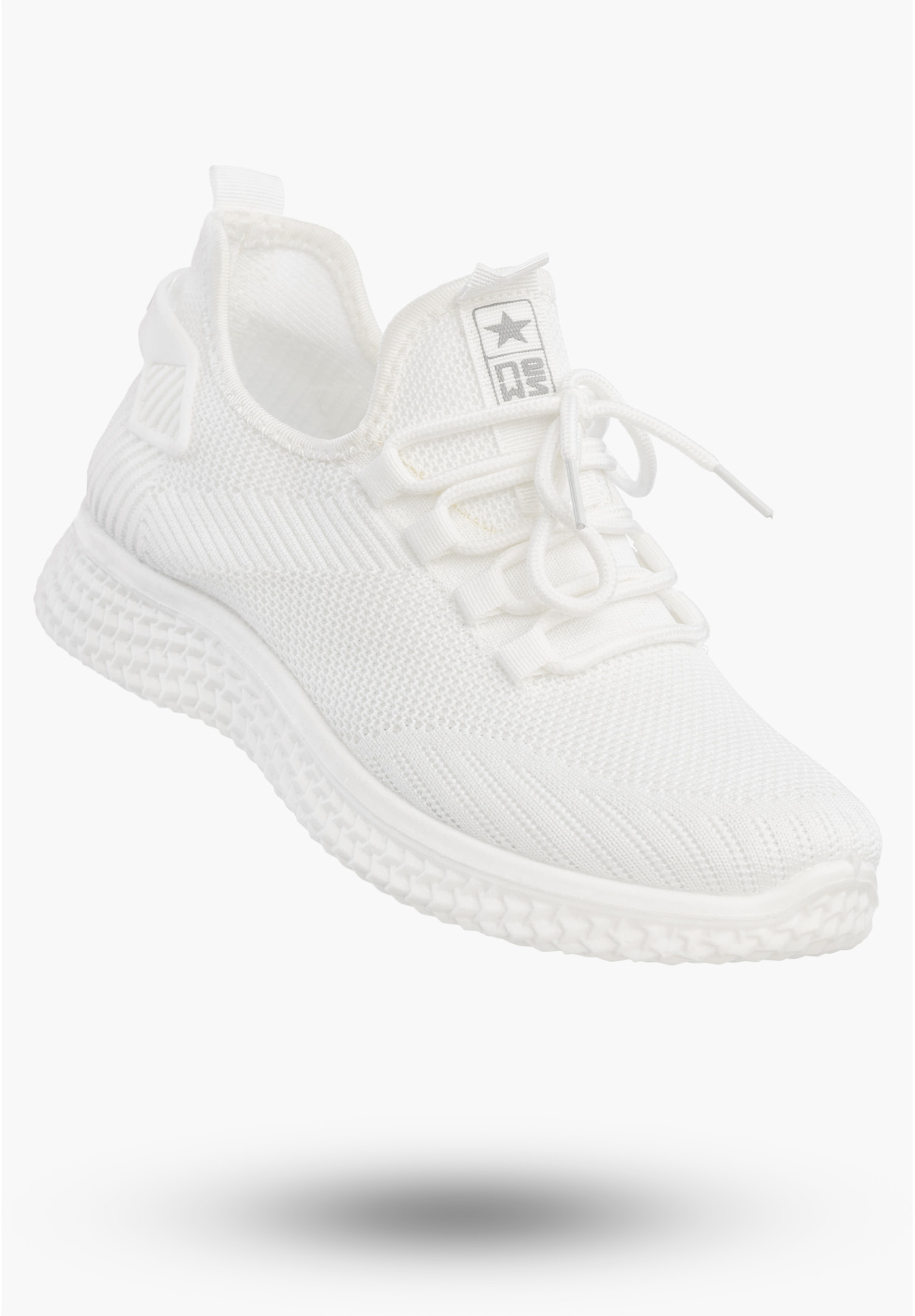 Sneakersy Damskie Wsuwane Buty Sportowe Lekkie Białe News 21TX02-3634