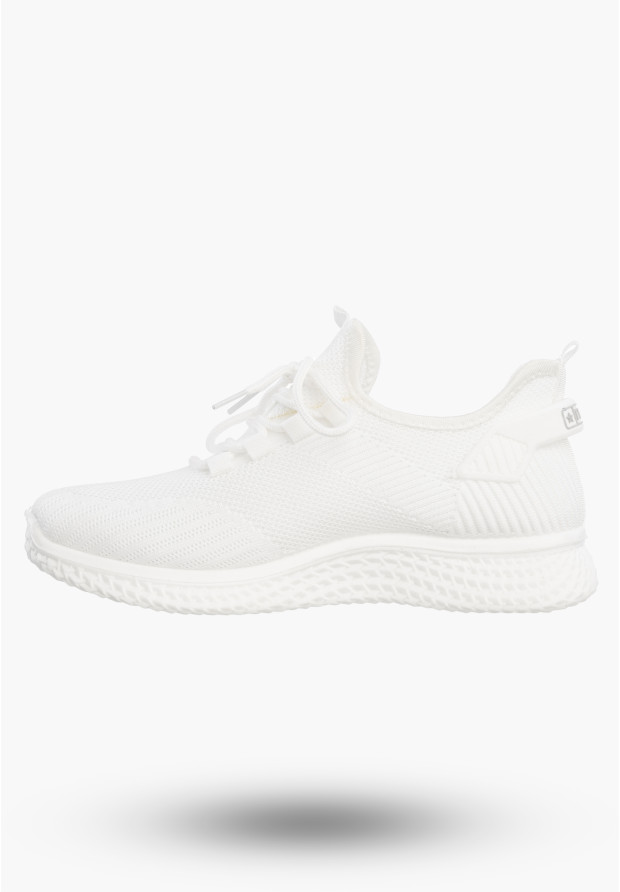 Sneakersy Damskie Wsuwane Buty Sportowe Lekkie Białe News 21TX02-3634