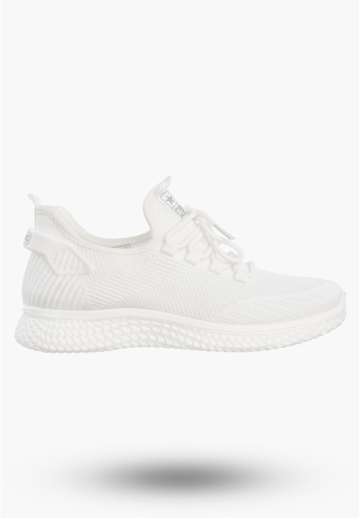 Sneakersy Damskie Wsuwane Buty Sportowe Lekkie Białe News 21TX02-3634