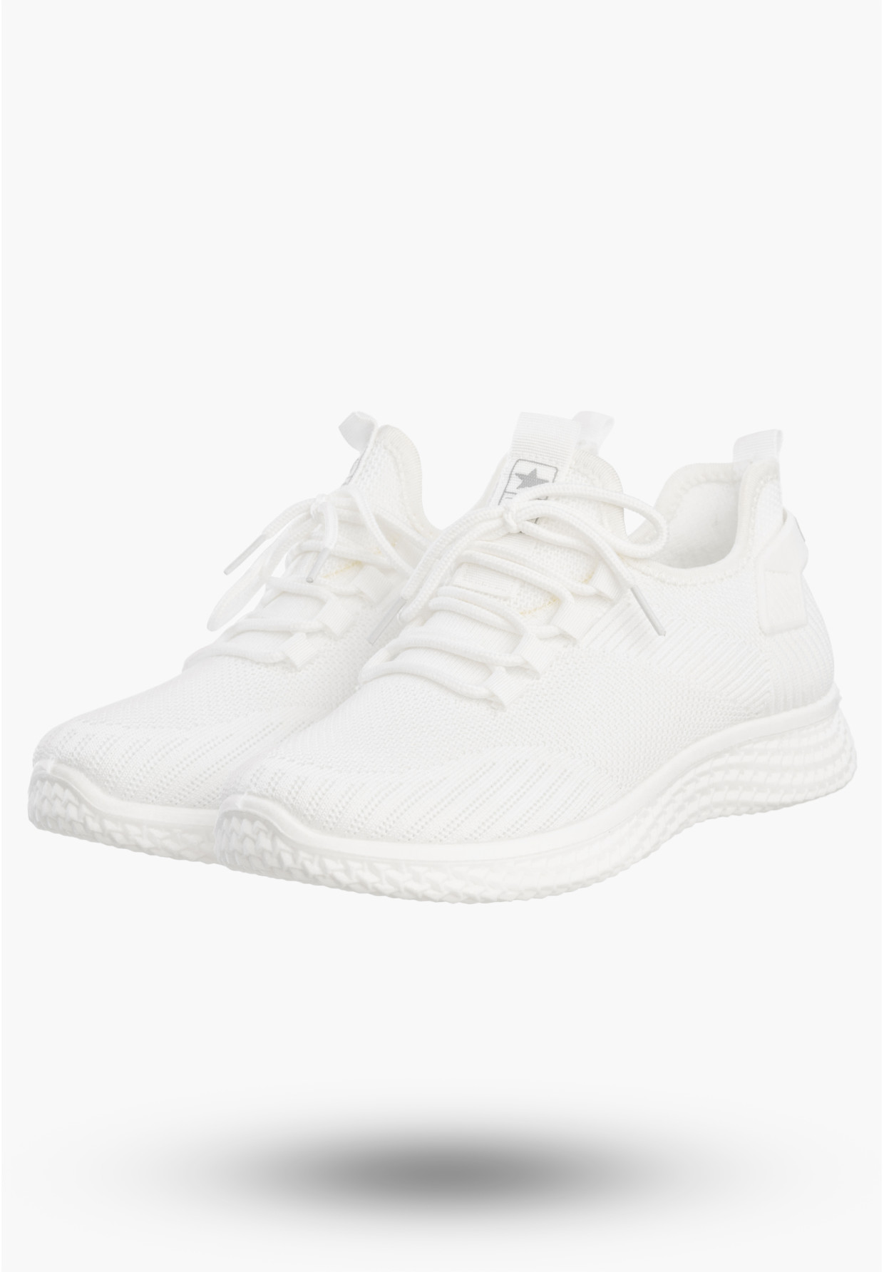 Sneakersy Damskie Wsuwane Buty Sportowe Lekkie Białe News 21TX02-3634