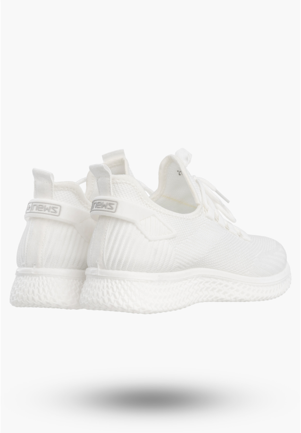 Sneakersy Damskie Wsuwane Buty Sportowe Lekkie Białe News 21TX02-3634