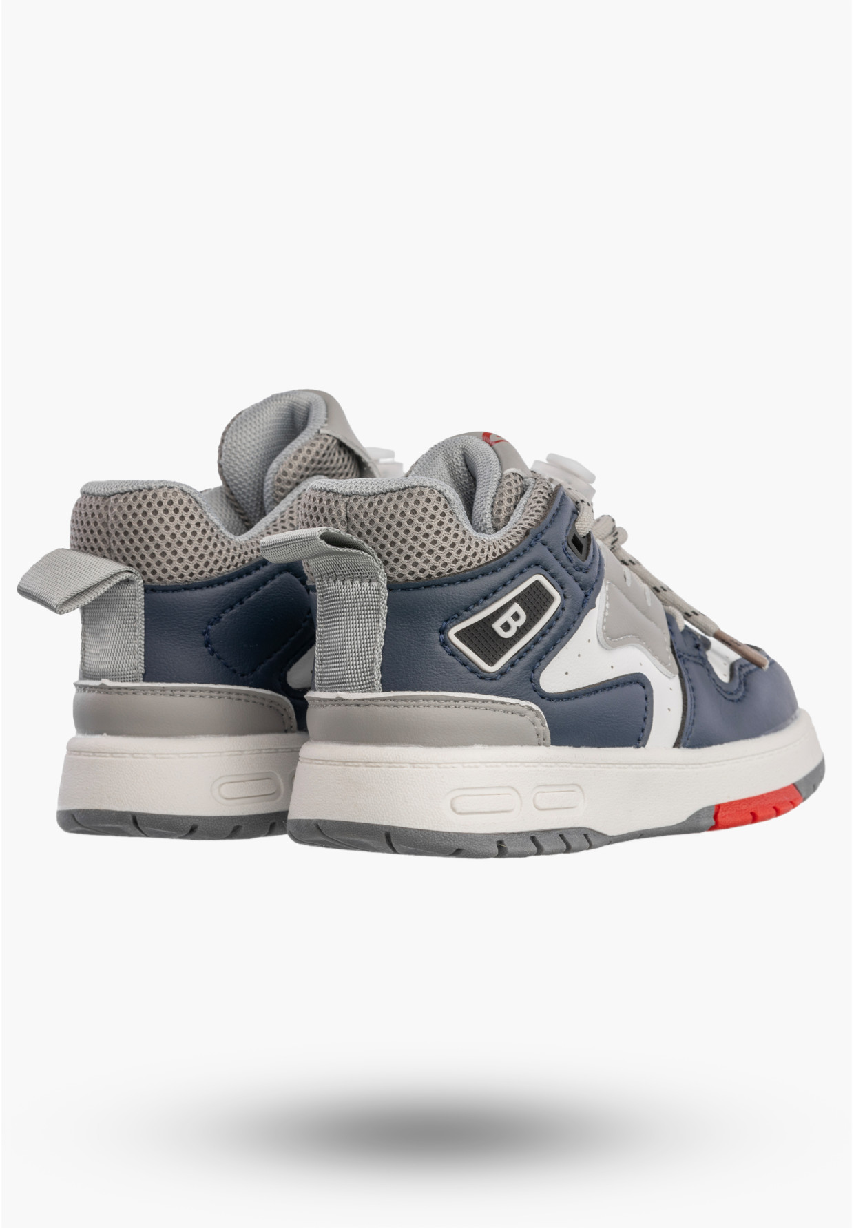 Sneakersy Dziecięce Ekoskóra Buty Sportowe Za Kostkę Granatowe APAWWA TC302