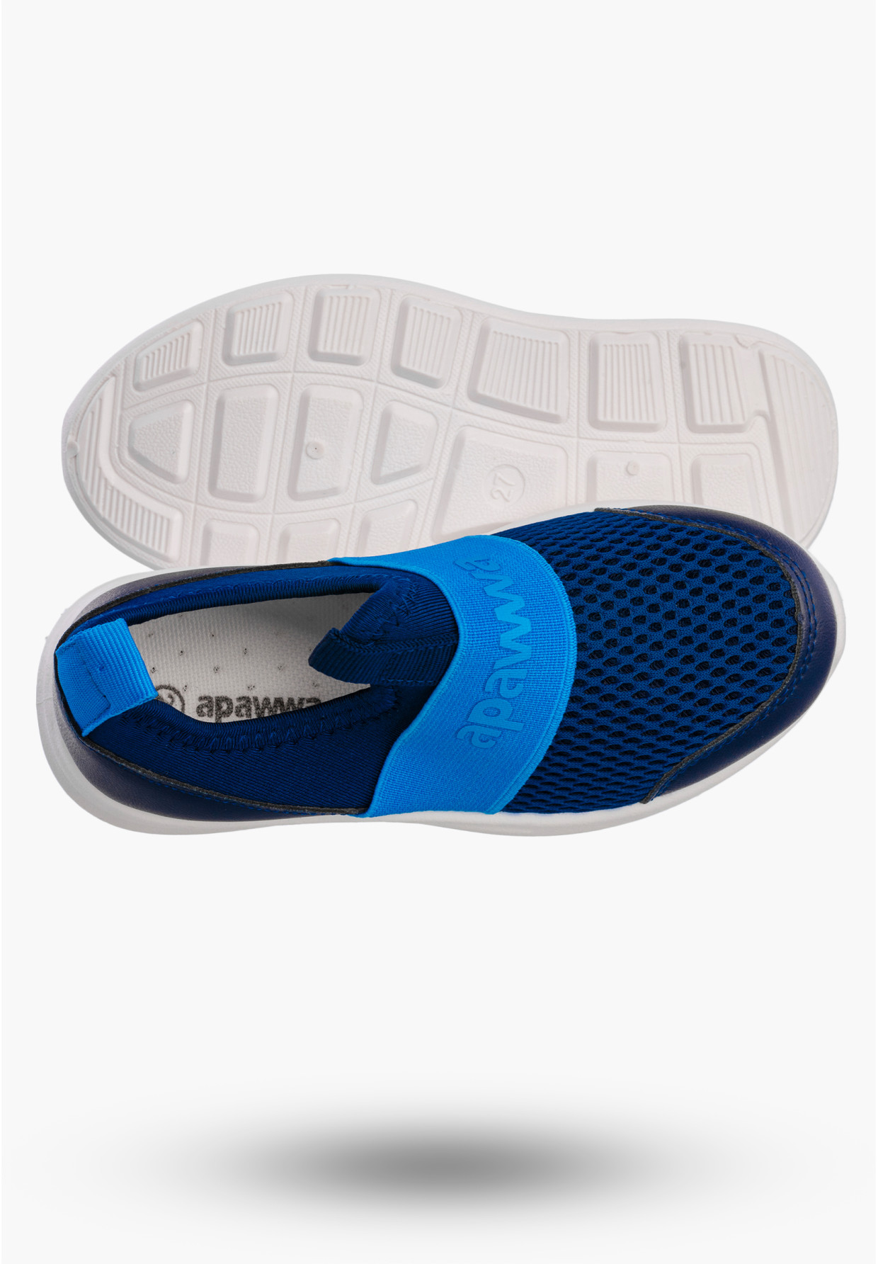 Sneakersy Dziecięce Wsuwane Buty Lekkie Sportowe Granatowe APAWWA ZC09