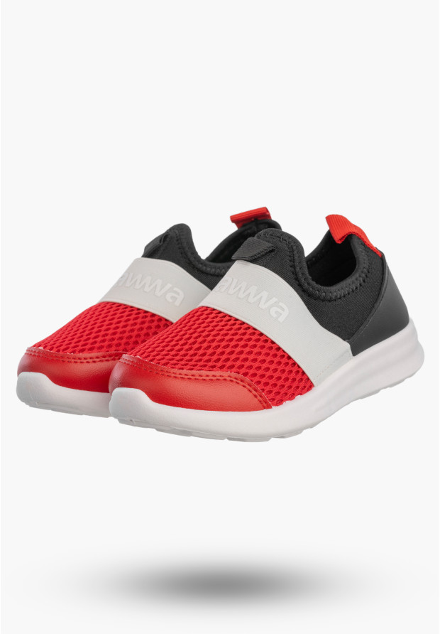 Sneakersy Dziecięce Wsuwane Buty Lekkie Sportowe Czerwone APAWWA ZC09/ZC10