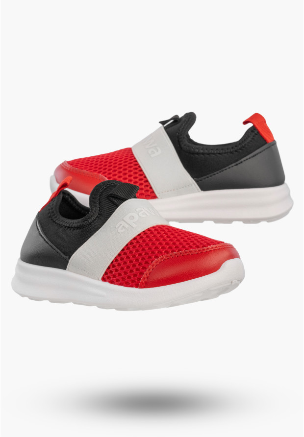 Sneakersy Dziecięce Wsuwane Buty Lekkie Sportowe Czerwone APAWWA ZC09/ZC10