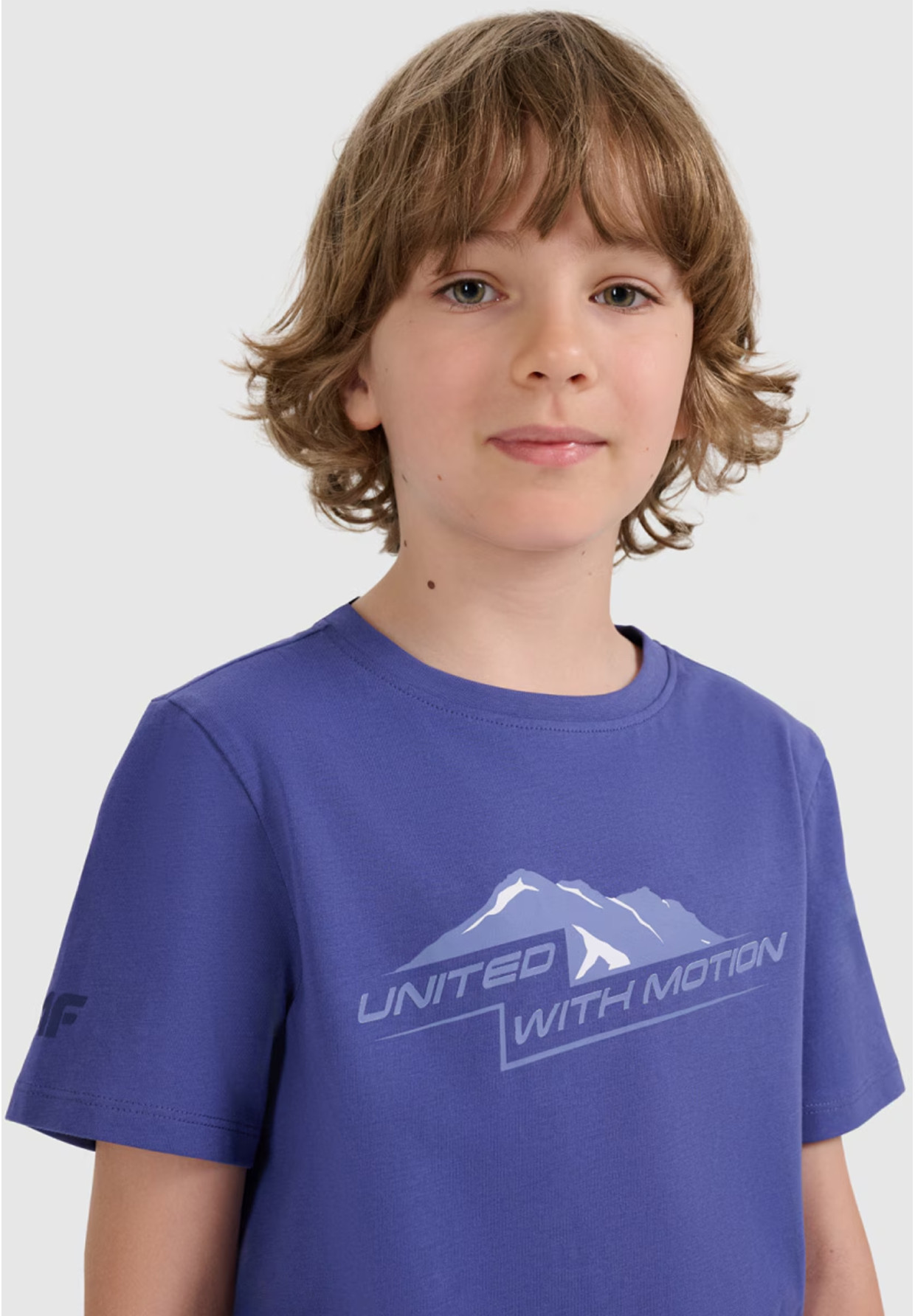 Koszulka Chłopięca 4F T-shirt Z Nadrukiem Granatowy 4FJWAW25TTSHM2404