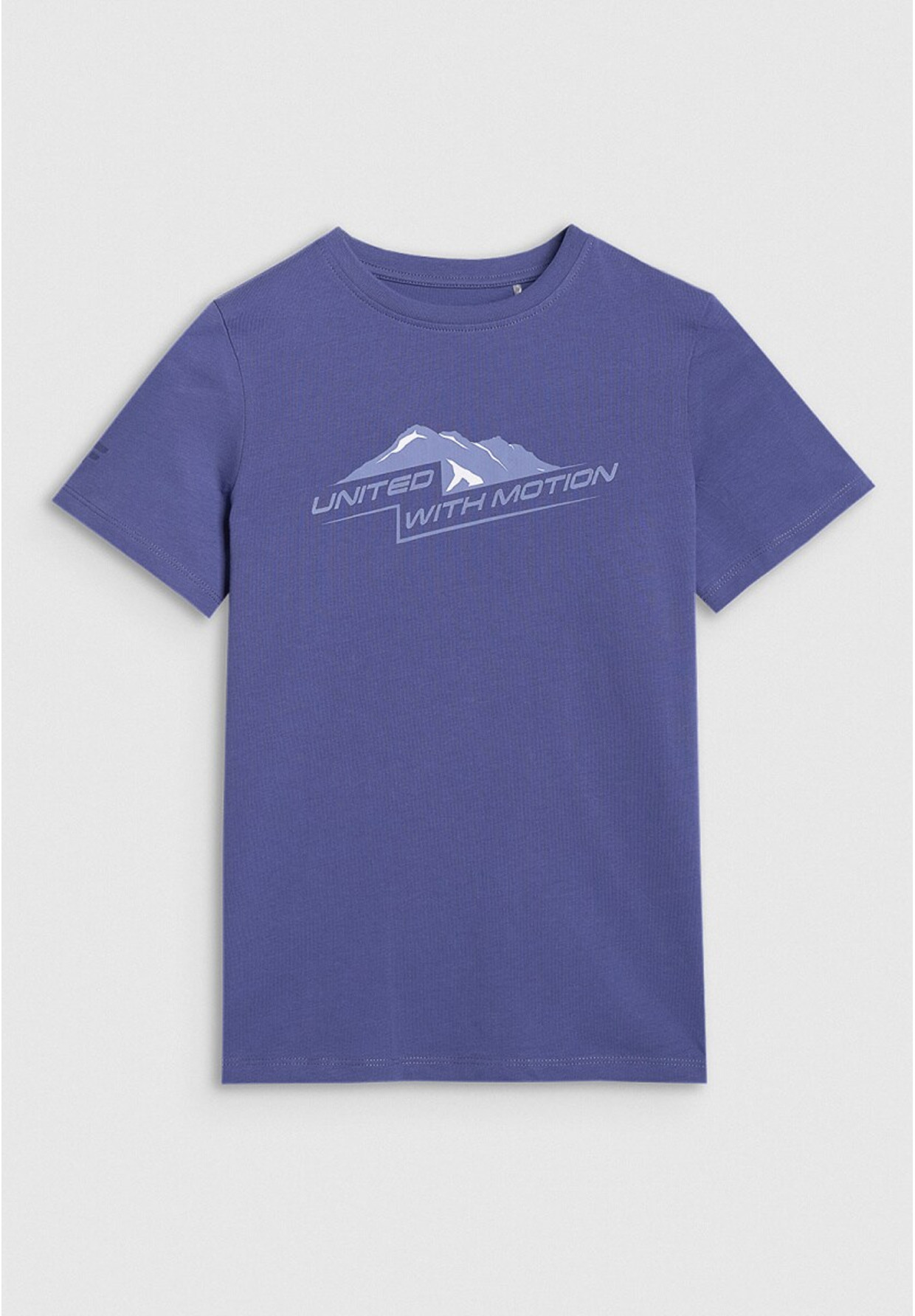 Koszulka Chłopięca 4F T-shirt Z Nadrukiem Granatowy 4FJWAW25TTSHM2404