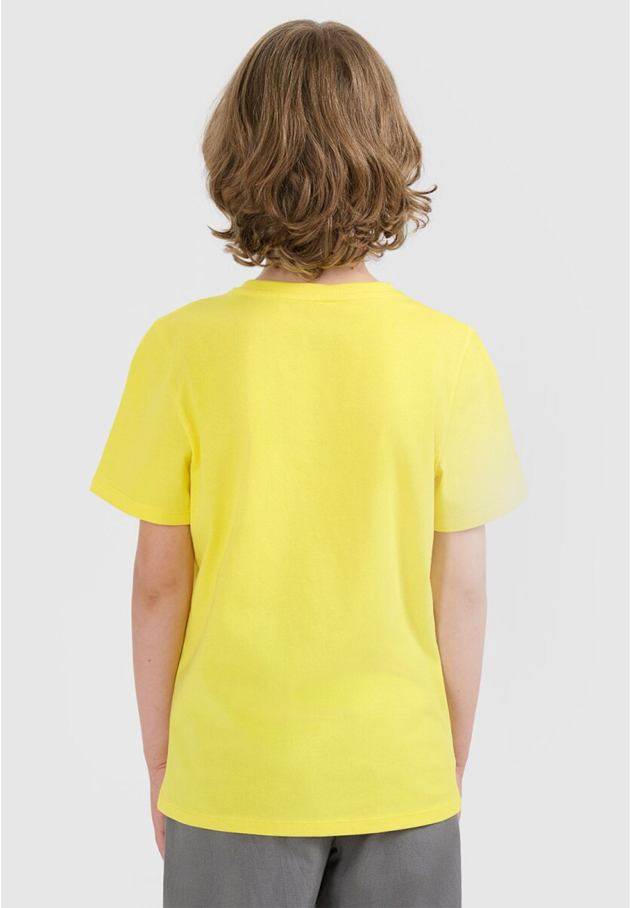Koszulka Chłopięca 4F T-shirt Z Nadrukiem Żółty 4FJWAW25TTSHM2404
