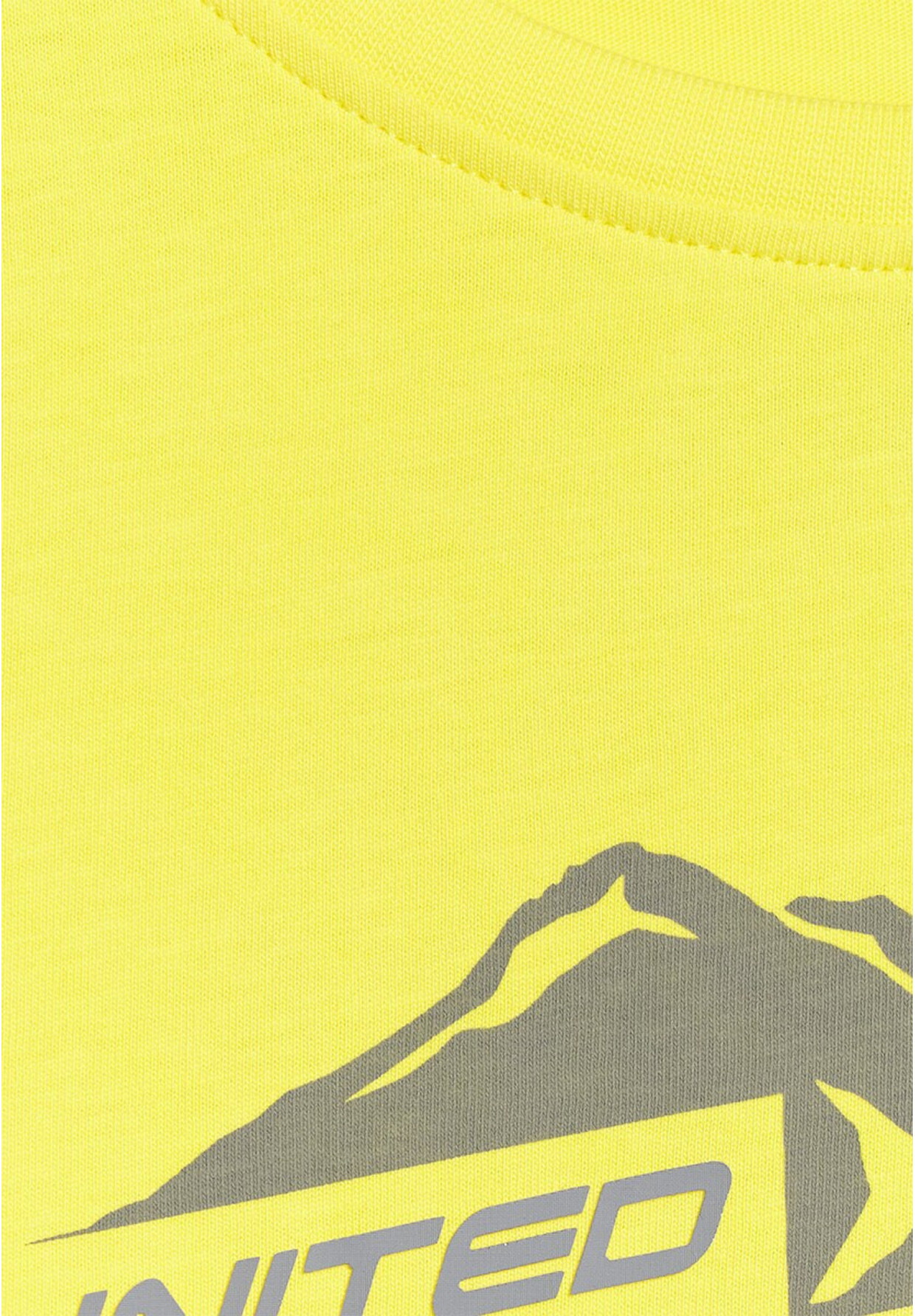 Koszulka Chłopięca 4F T-shirt Z Nadrukiem Żółty 4FJWAW25TTSHM2404