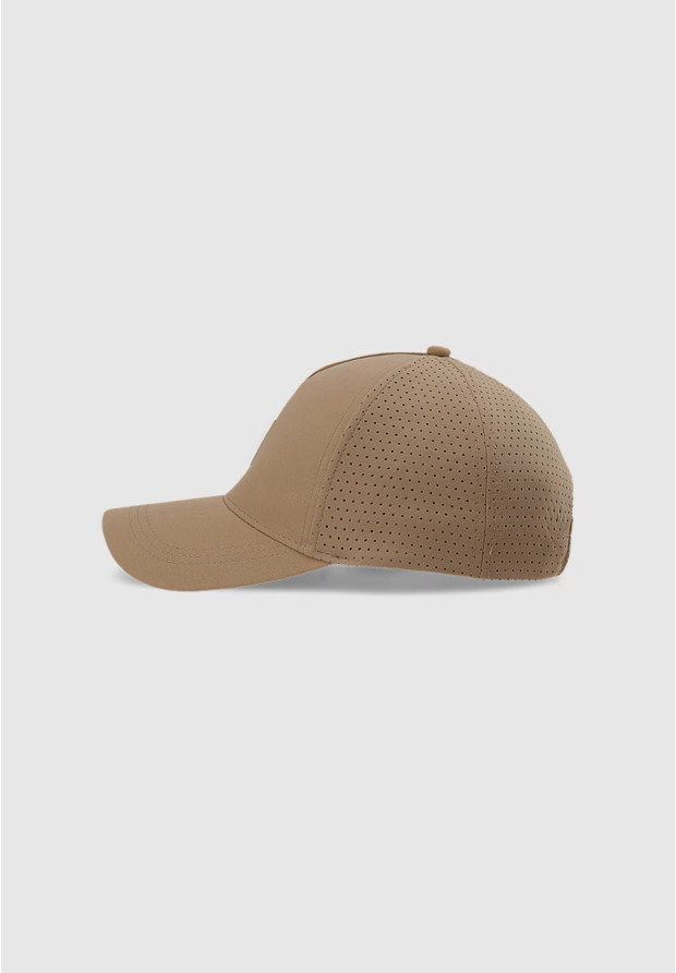 Czapka z daszkiem 4F Uniseks Sportowa Kaszkietówka Strapback Beżowa 4FWSS25ACABU372