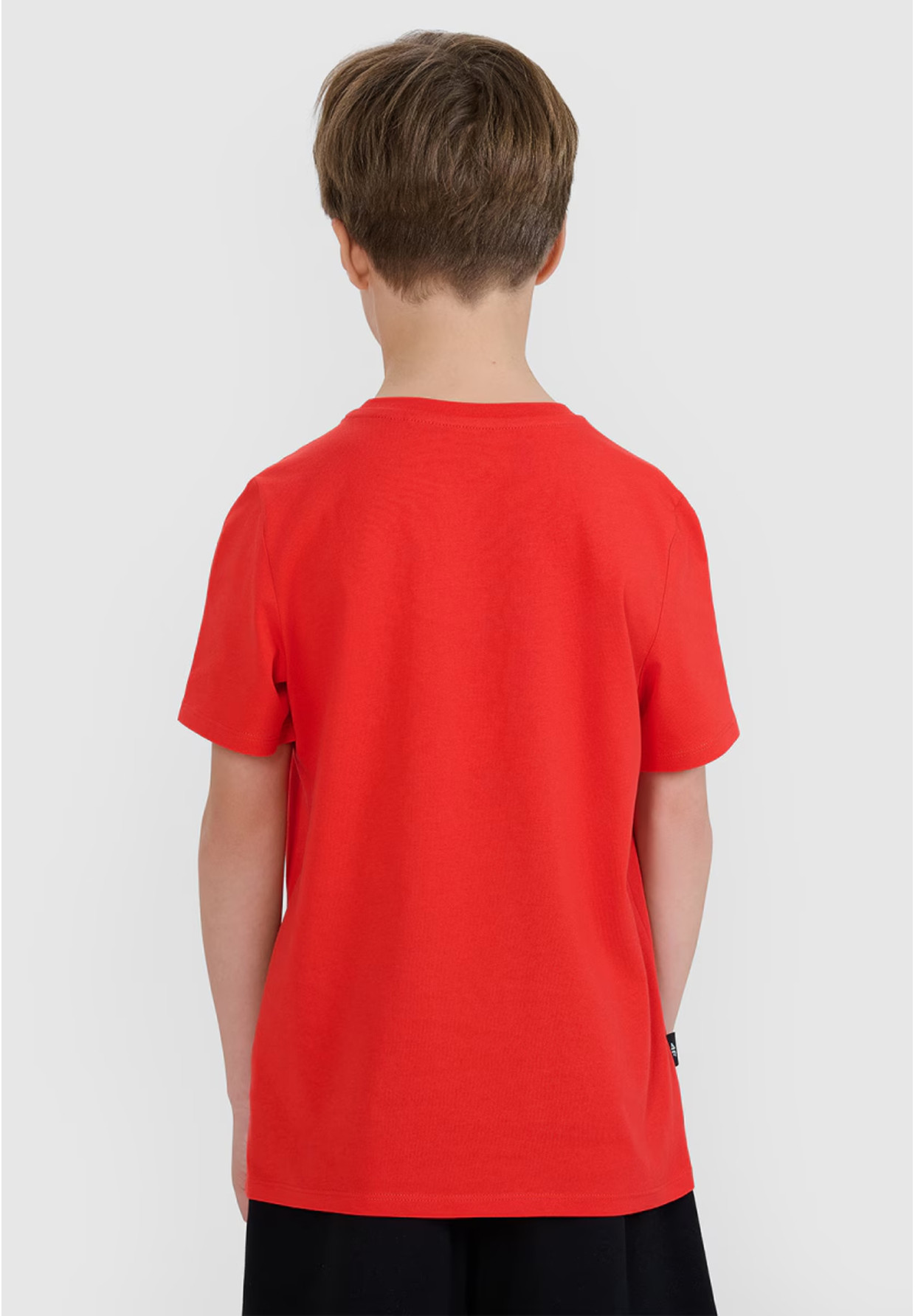 Koszulka Chłopięca 4F T-shirt Z Nadrukiem Regular Czerwony 4FJRSS25TTSHM2643