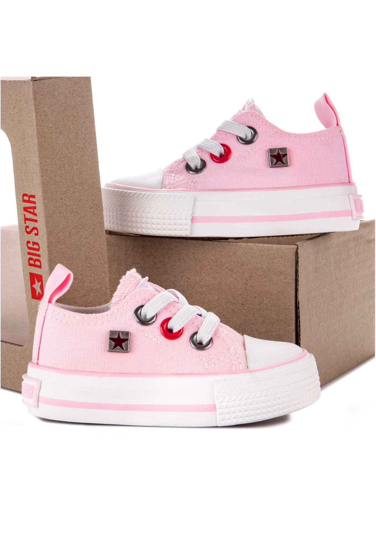 Trampki Dziecięce BIG STAR Różowe HH374197