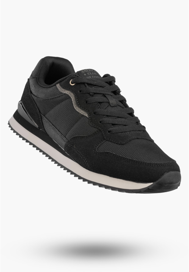 Czarne buty sportowe męskie American Club