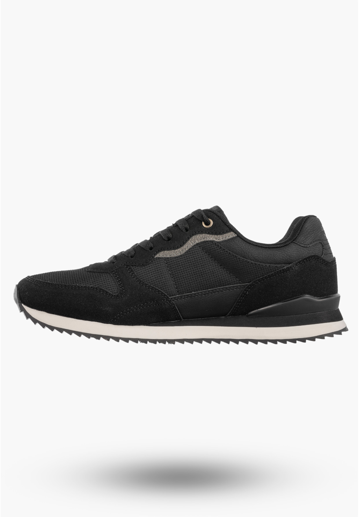 Sneakersy Męskie Buty Sportowe Lekkie Wygodne Półbuty Czarne AMERICAN CLUB AA53
