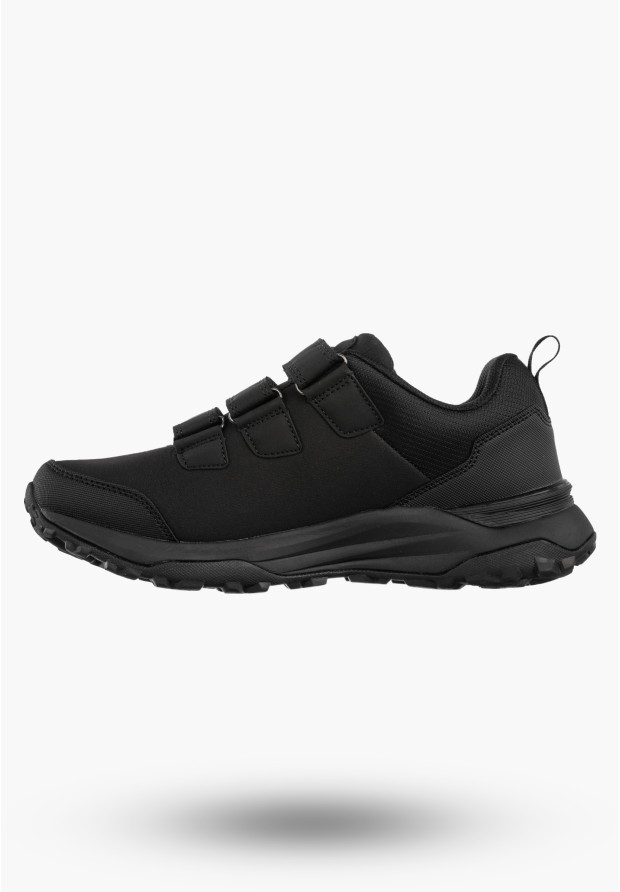 Buty Trekkingowe Męskie Sportowe Softshell Na Rzepy Czarne AMERICAN CLUB