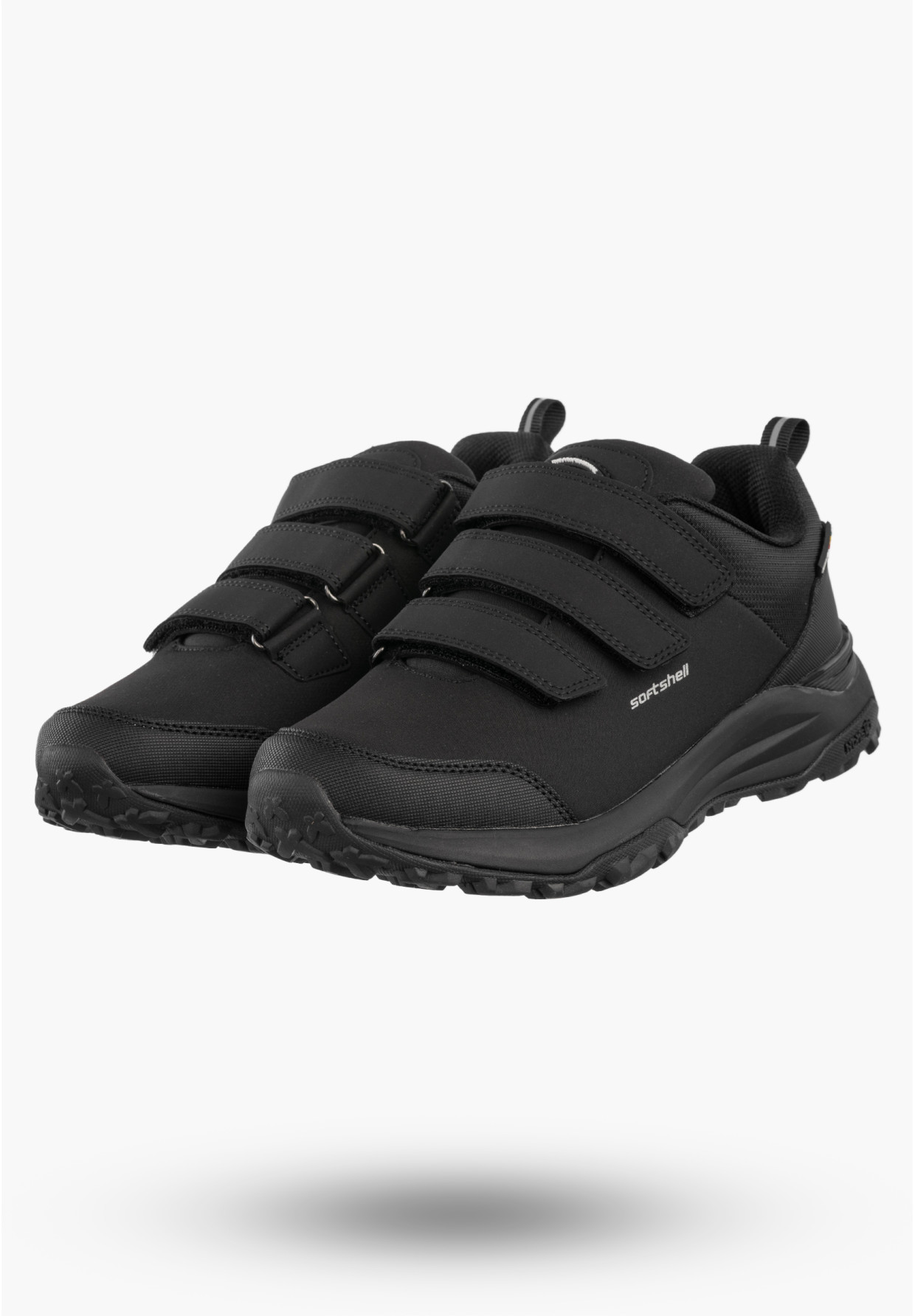 Buty Trekkingowe Męskie Sportowe Softshell Na Rzepy Czarne AMERICAN CLUB