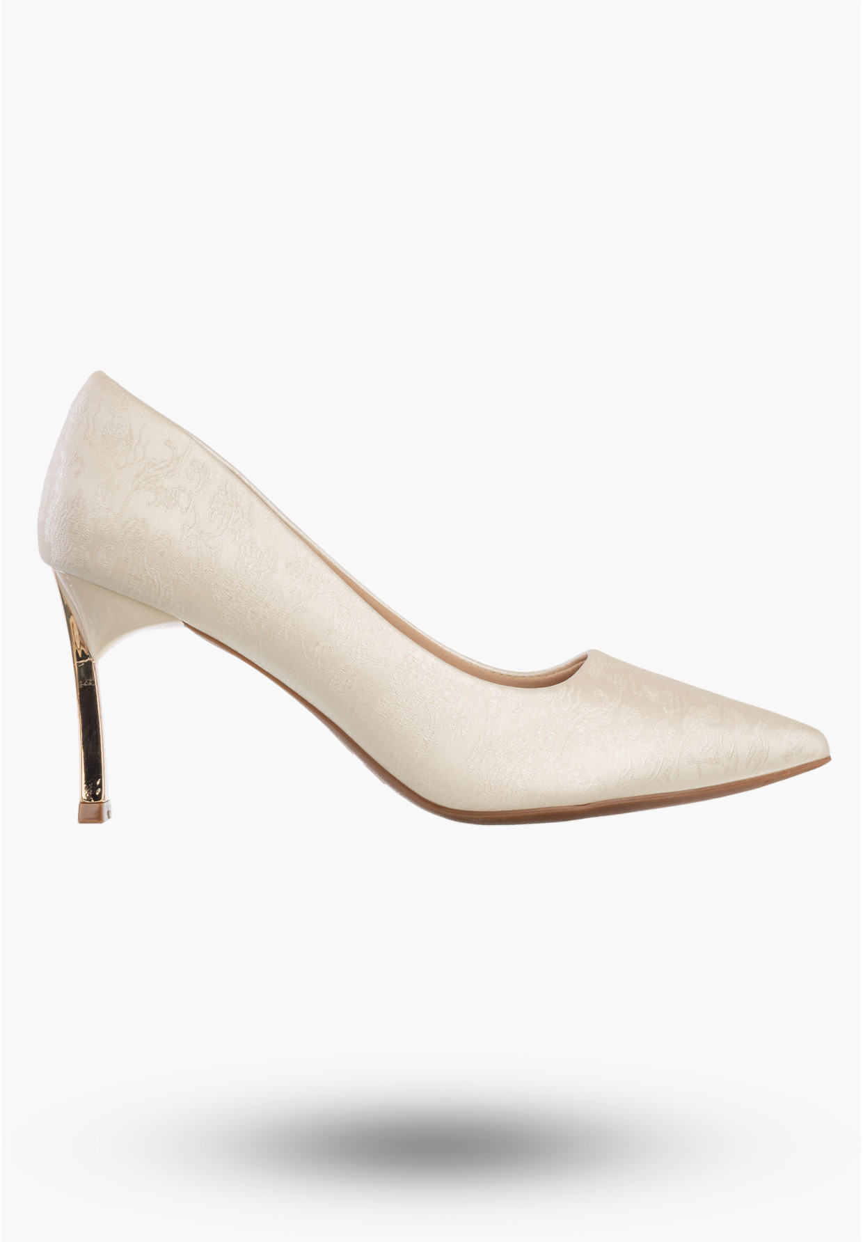 Szpilki Damskie Ekoskóra Buty Na Obcasie Eleganckie Beżowe Potocki 26-41310