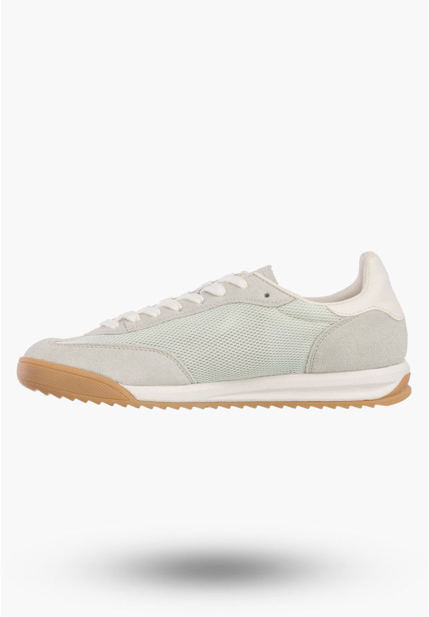 Buty Damskie RIEKER Półbuty Skórzane Sportowe Sneakersy Miętowe W4000-52