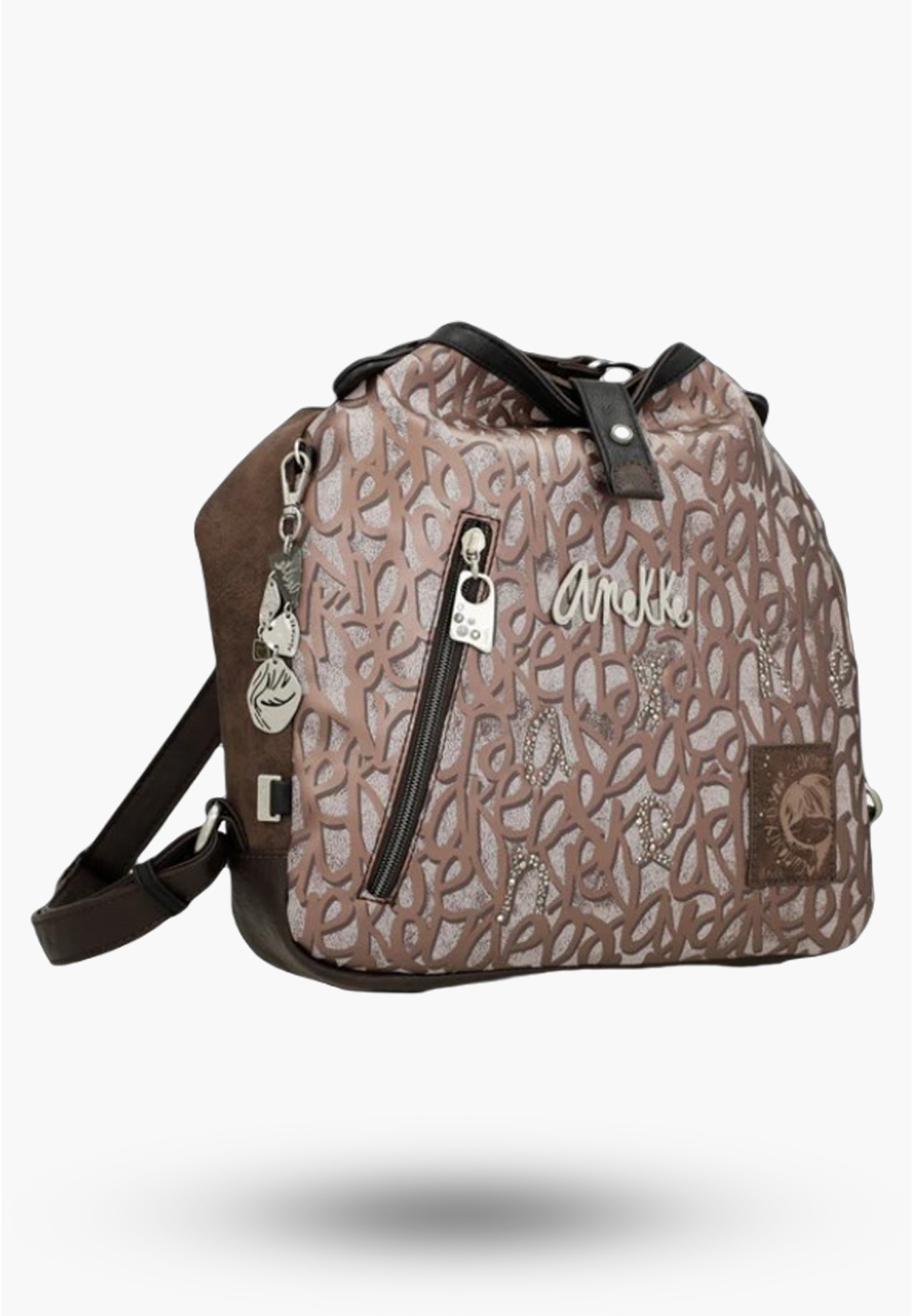 Torebka Damska ANEKKE Torba 2w1 Plecak Miejski Multikolor Dreamverse 39885-144
