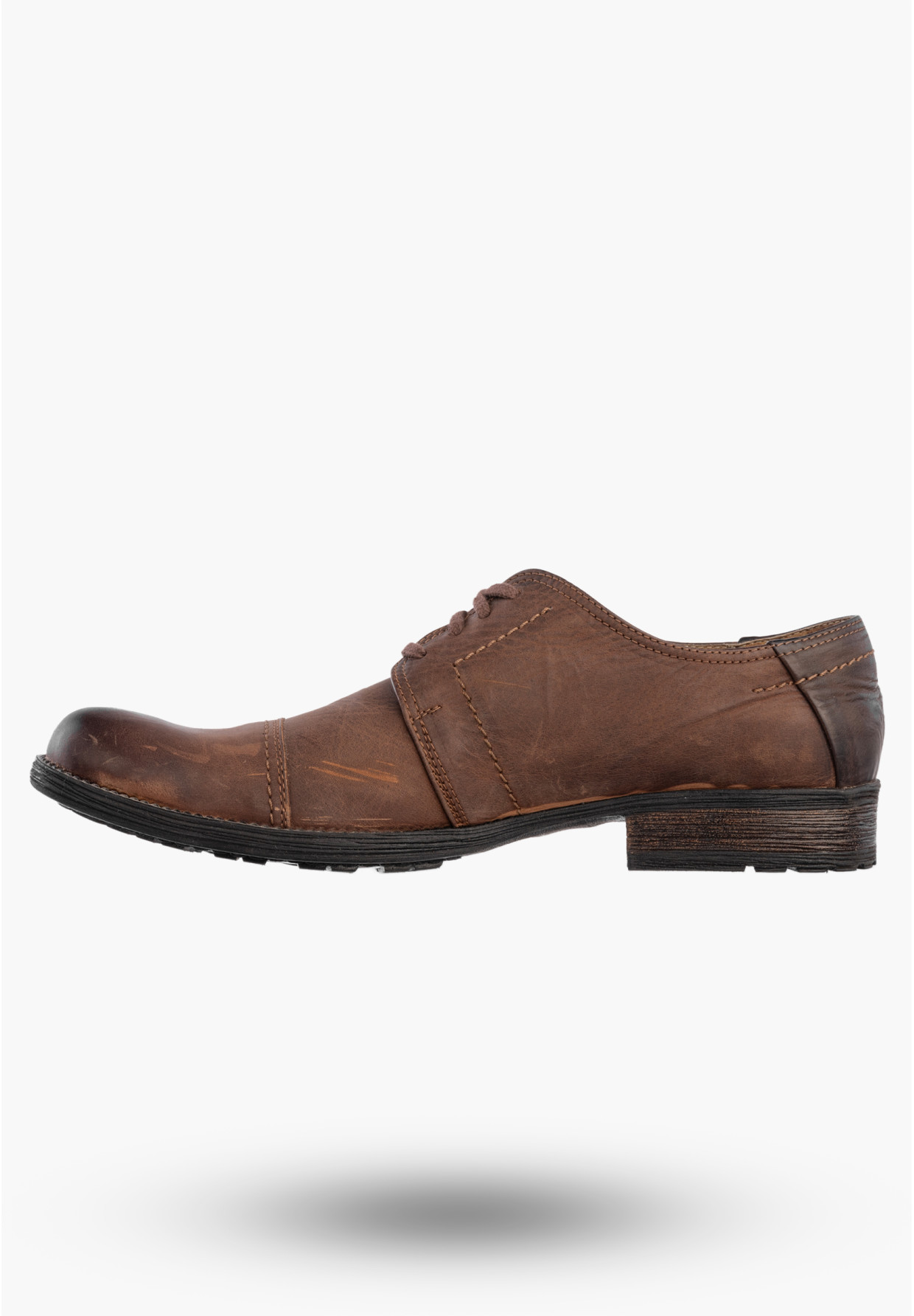 Półbuty Wizytowe Męskie Skórzane Buty Eleganckie Wygodne Brązowe Dragonet