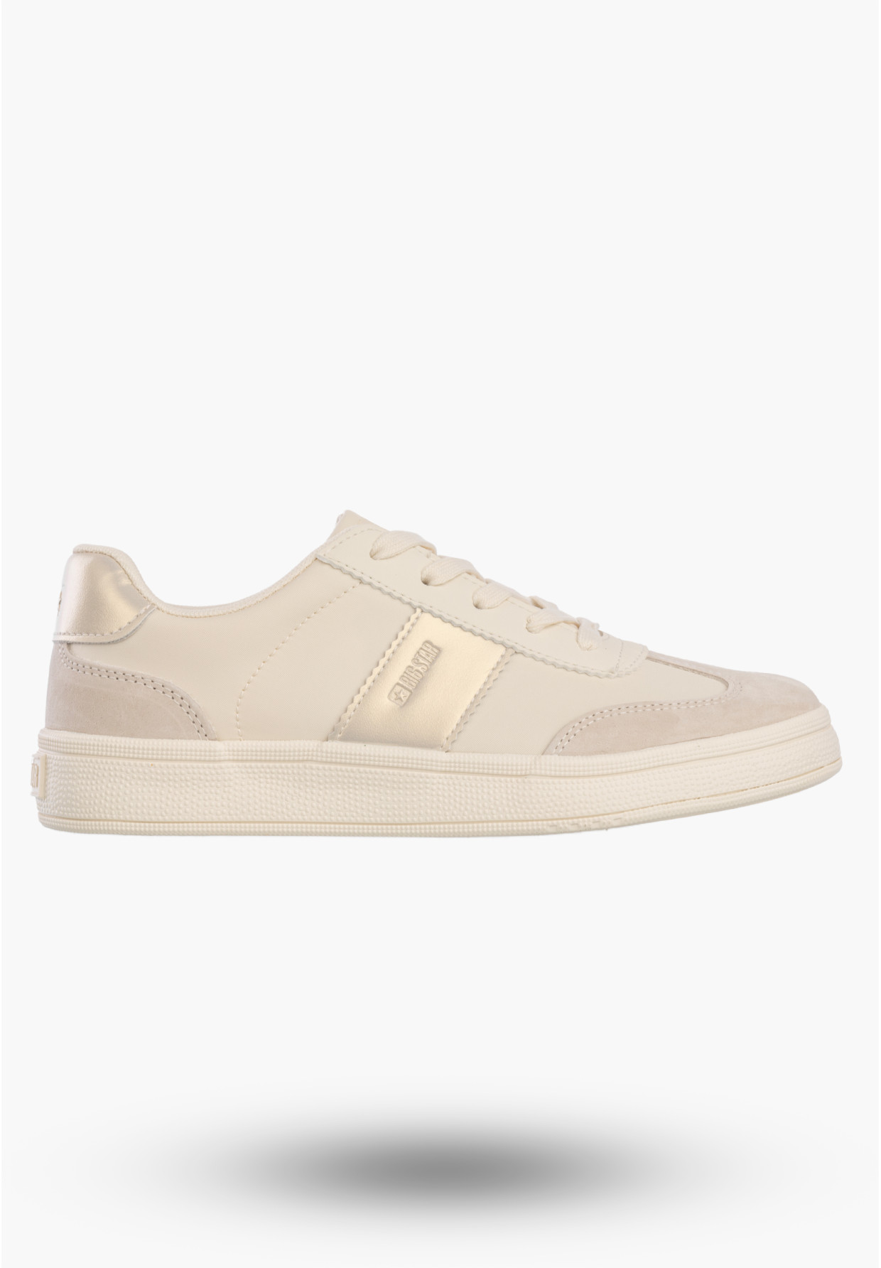 Sneakersy Damskie BIG STAR Buty Sportowe Niskie Casual Beżowe TT274155