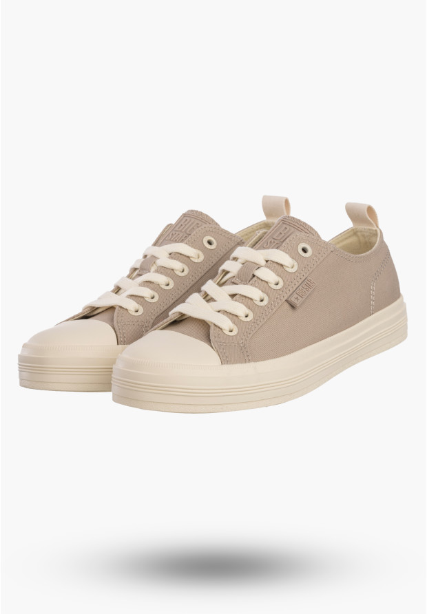 Trampki Damskie BIG STAR Buty Sportowe Niskie Casual Szare TT274819