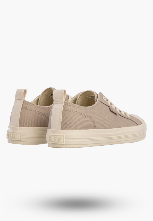Trampki Damskie BIG STAR Buty Sportowe Niskie Casual Szare TT274819