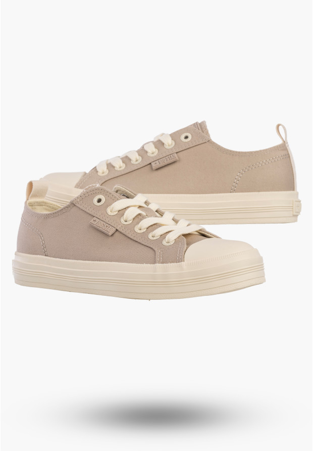 Trampki Damskie BIG STAR Buty Sportowe Niskie Casual Szare TT274819