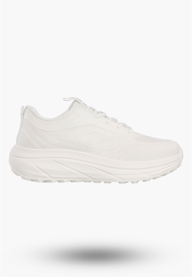 Sneakersy Damskie BIG STAR Buty Sportowe Na Platformie Casual Białe TT274341