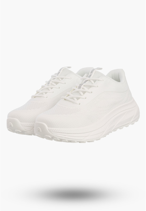 Sneakersy Damskie BIG STAR Buty Sportowe Na Platformie Casual Białe TT274341