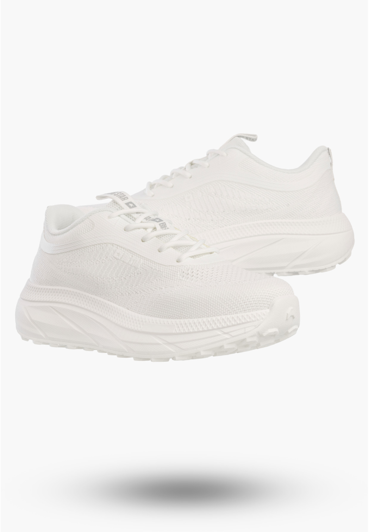 Sneakersy Damskie BIG STAR Buty Sportowe Na Platformie Casual Białe TT274341