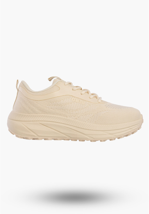 Sneakersy Damskie BIG STAR Buty Sportowe Niskie Casual Beżowe TT274342