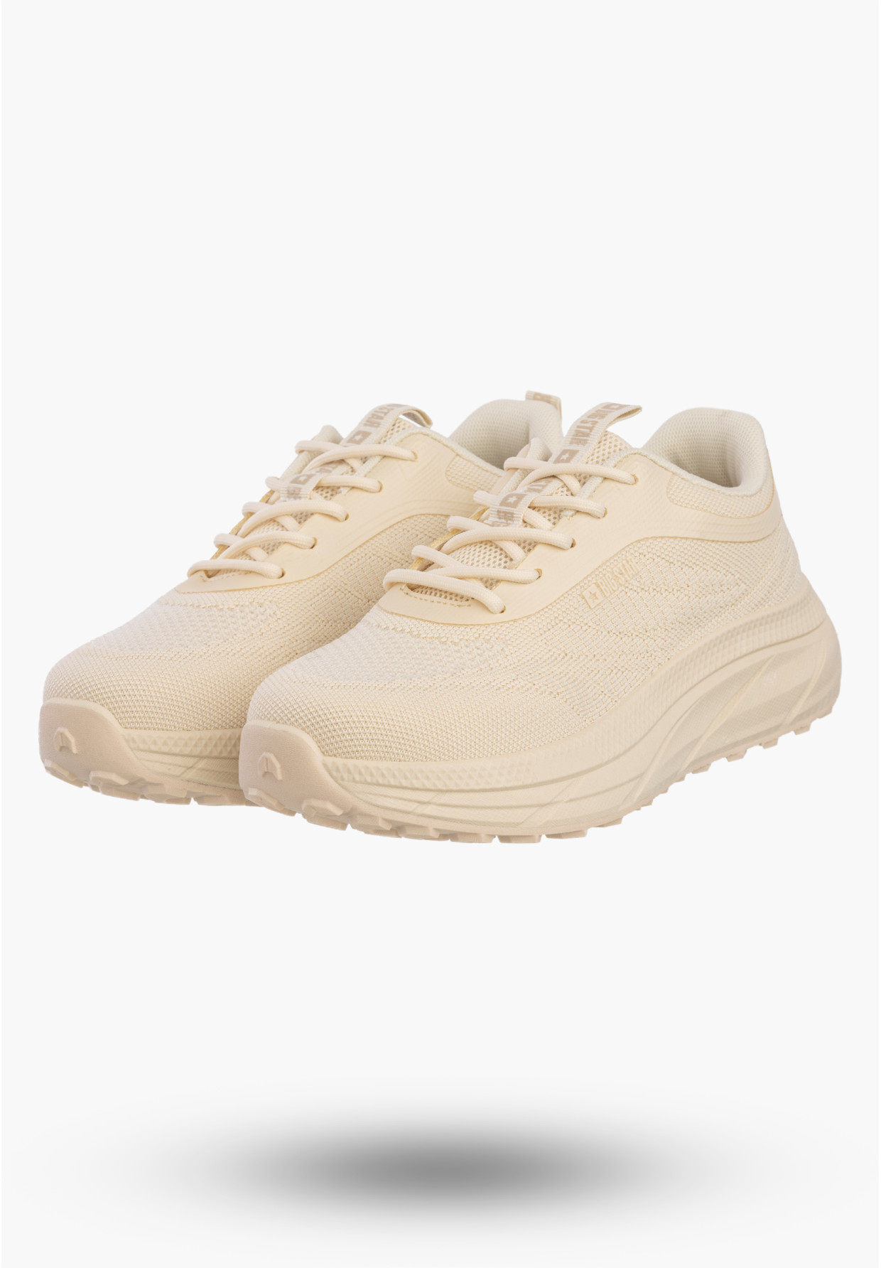 Sneakersy Damskie BIG STAR Buty Sportowe Niskie Casual Beżowe TT274342