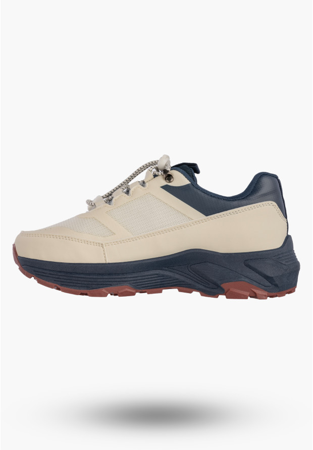 Sneakersy Męskie BIG STAR Buty Sportowe Ekoskóra Casual Beżowe TT174334