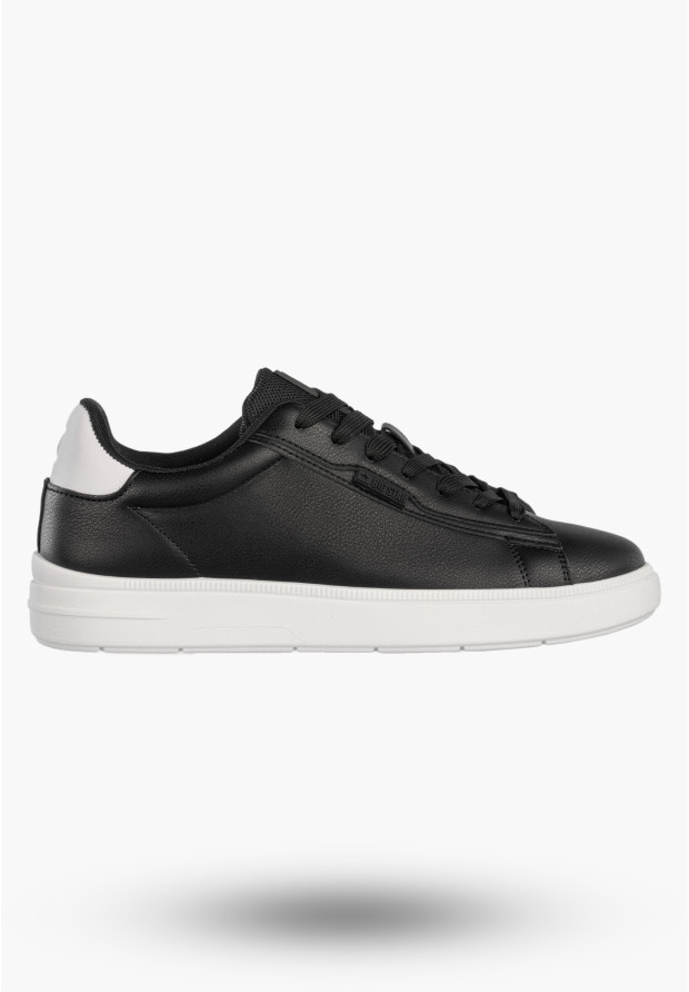 Tenisówki Męskie BIG STAR Buty Sportowe Ekoskóra Sneakersy Czarne TT174332