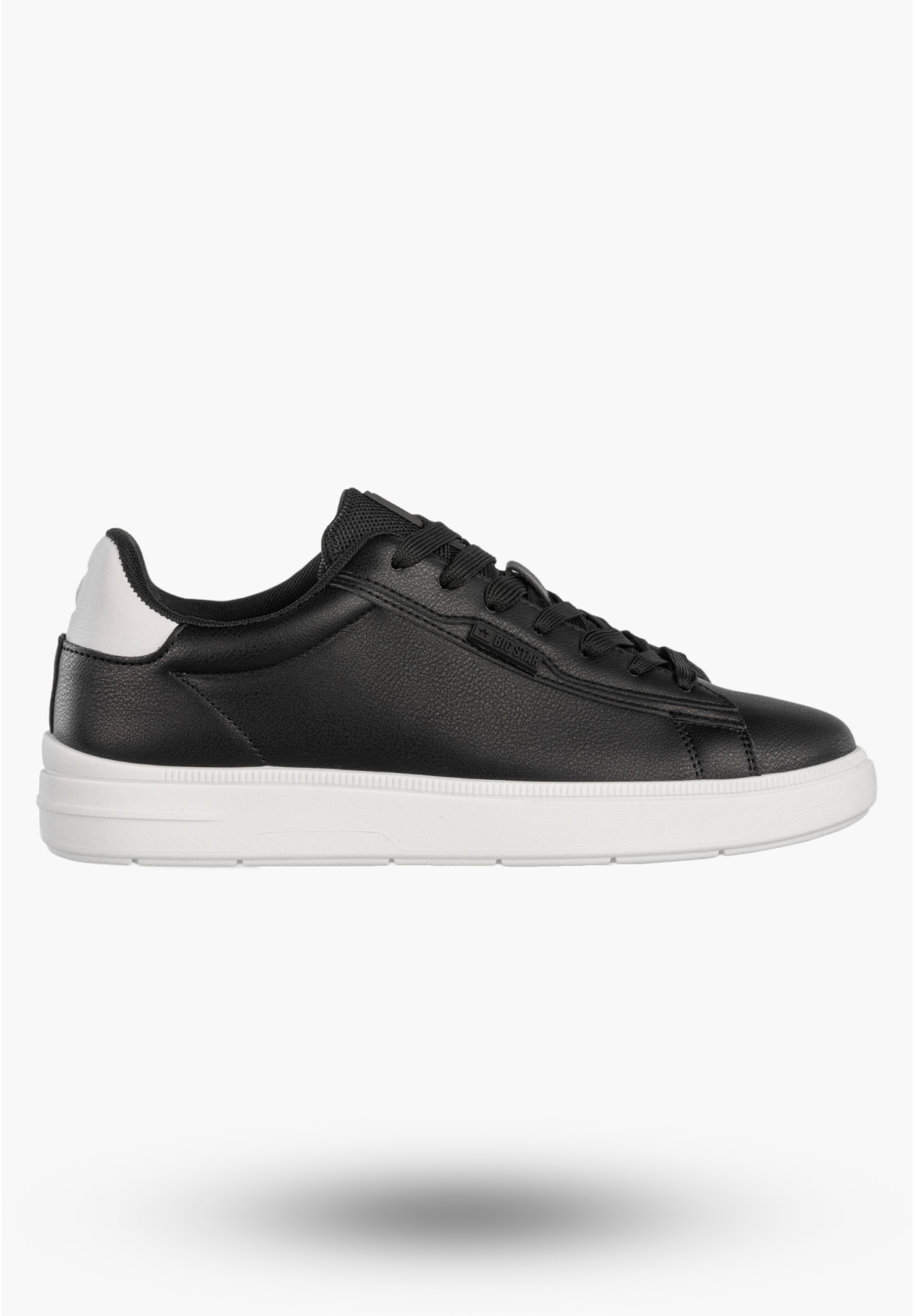Tenisówki Męskie BIG STAR Buty Sportowe Ekoskóra Sneakersy Czarne TT174332