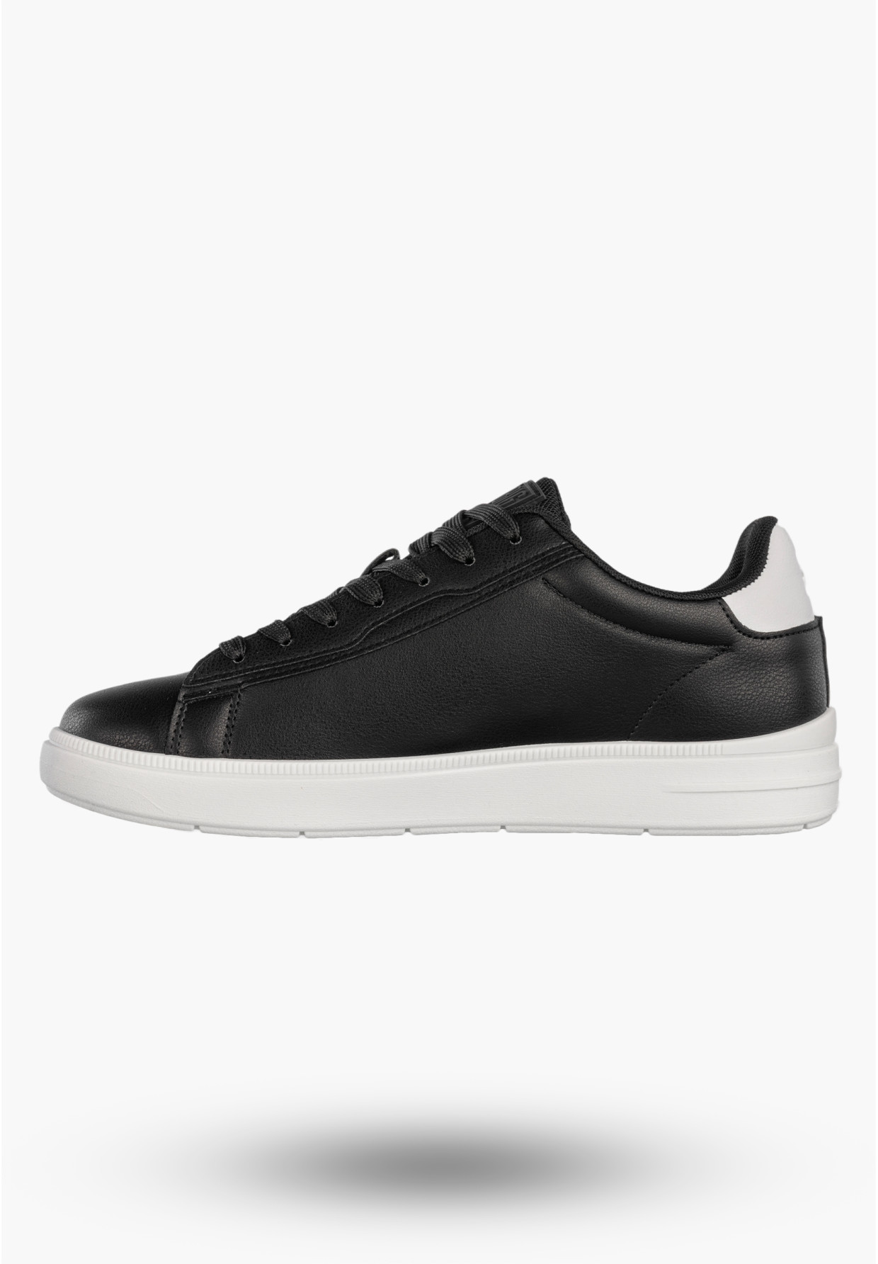 Tenisówki Męskie BIG STAR Buty Sportowe Ekoskóra Sneakersy Czarne TT174332