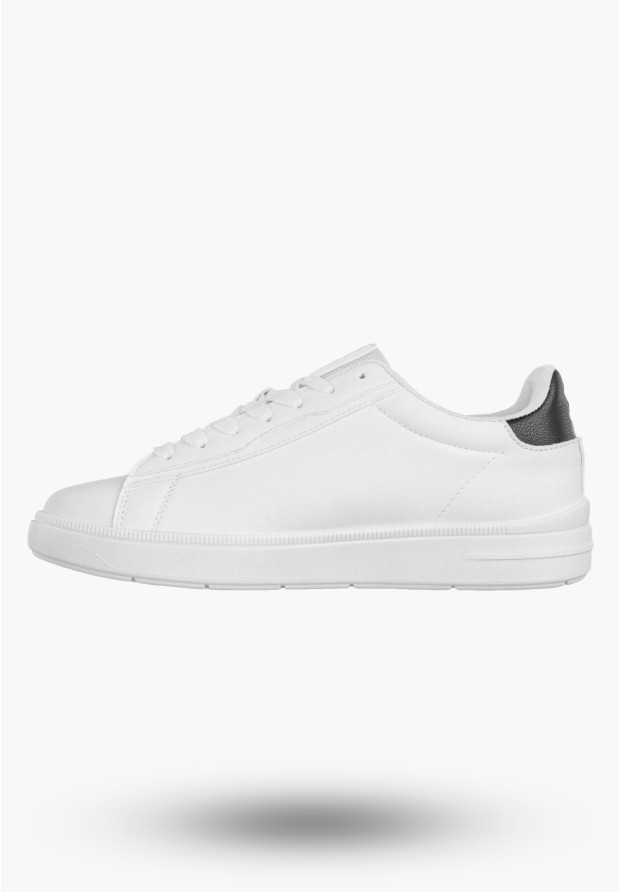 Tenisówki Męskie BIG STAR Buty Sportowe Ekoskóra Sneakersy Białe TT174331
