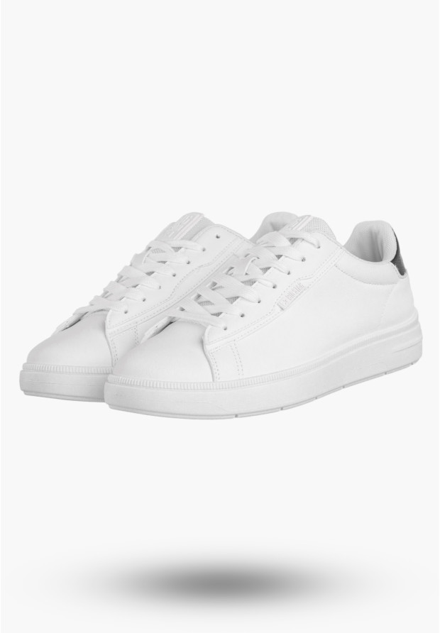 Tenisówki Męskie BIG STAR Buty Sportowe Ekoskóra Sneakersy Białe TT174331